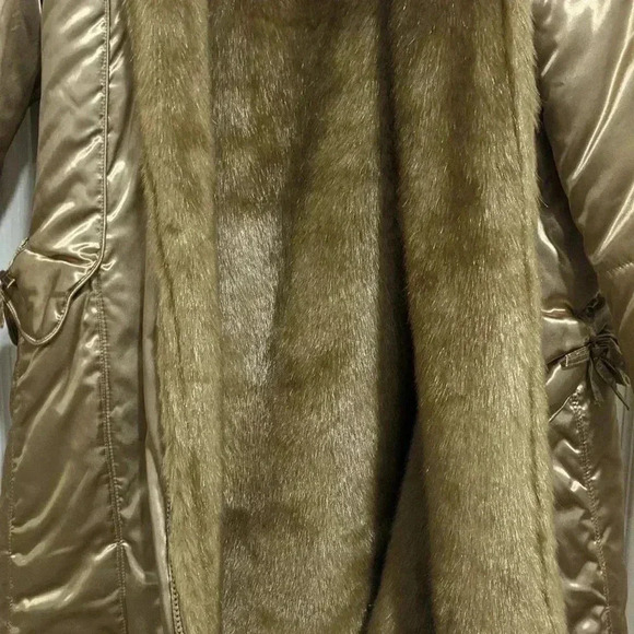 The Children’s Place Girl’s Reversible Coat Satin/ Faux Fur Sz. 10-12 - Picture 13 of 13